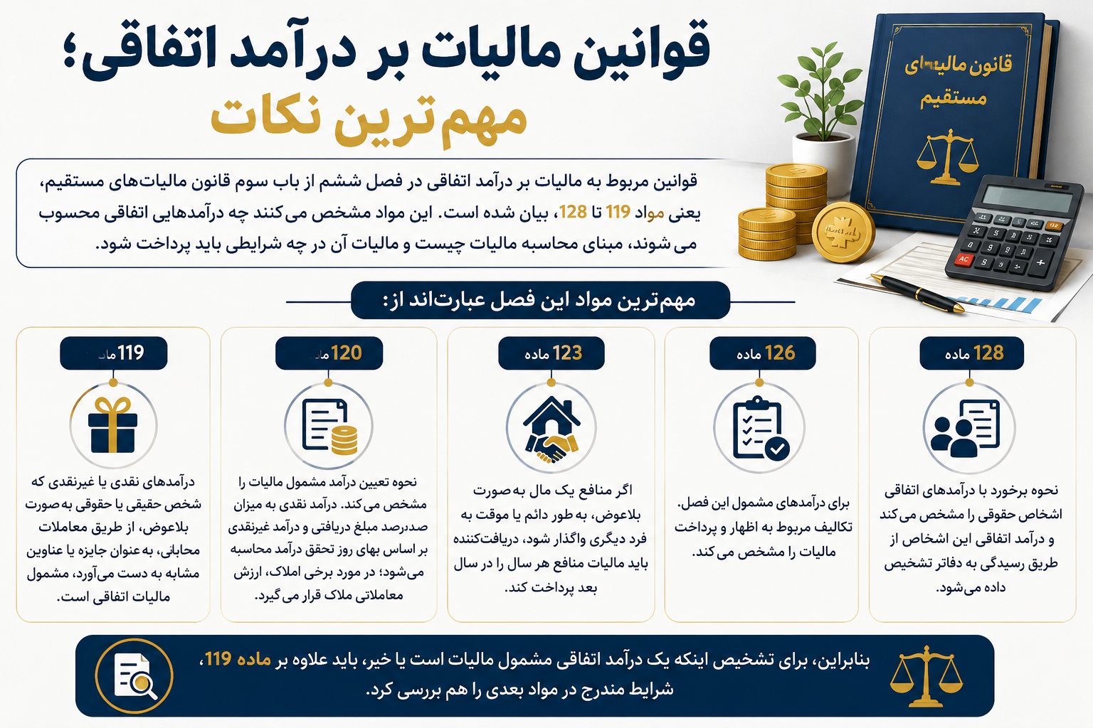 مالیات بر درآمد اتفاقی چیست و مشمول چه کسانی می شود؟ قانون مالیات مستقیم درآمد اتفاقی